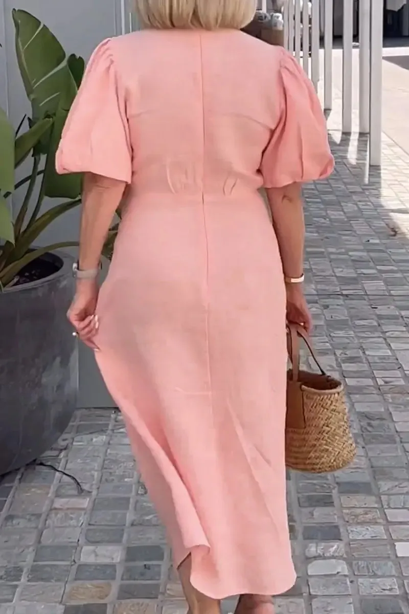 Aniza | Cotton V-Neck Dress