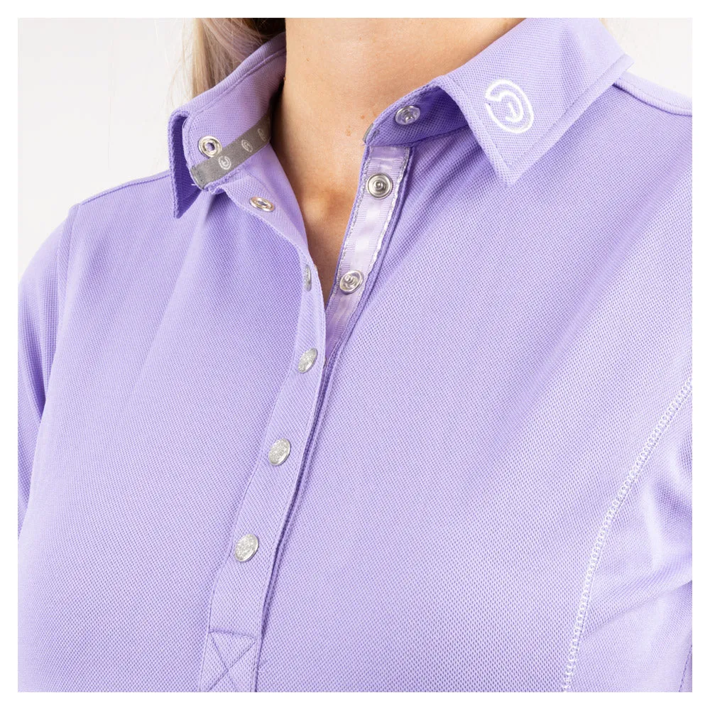 Anky Paisley Purple poloshirt