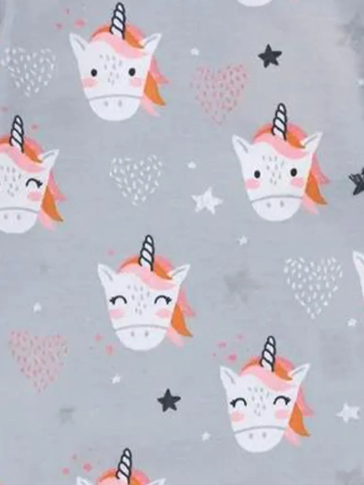 Artie - Happy Unicorn Cotton Baby and Girls Dress