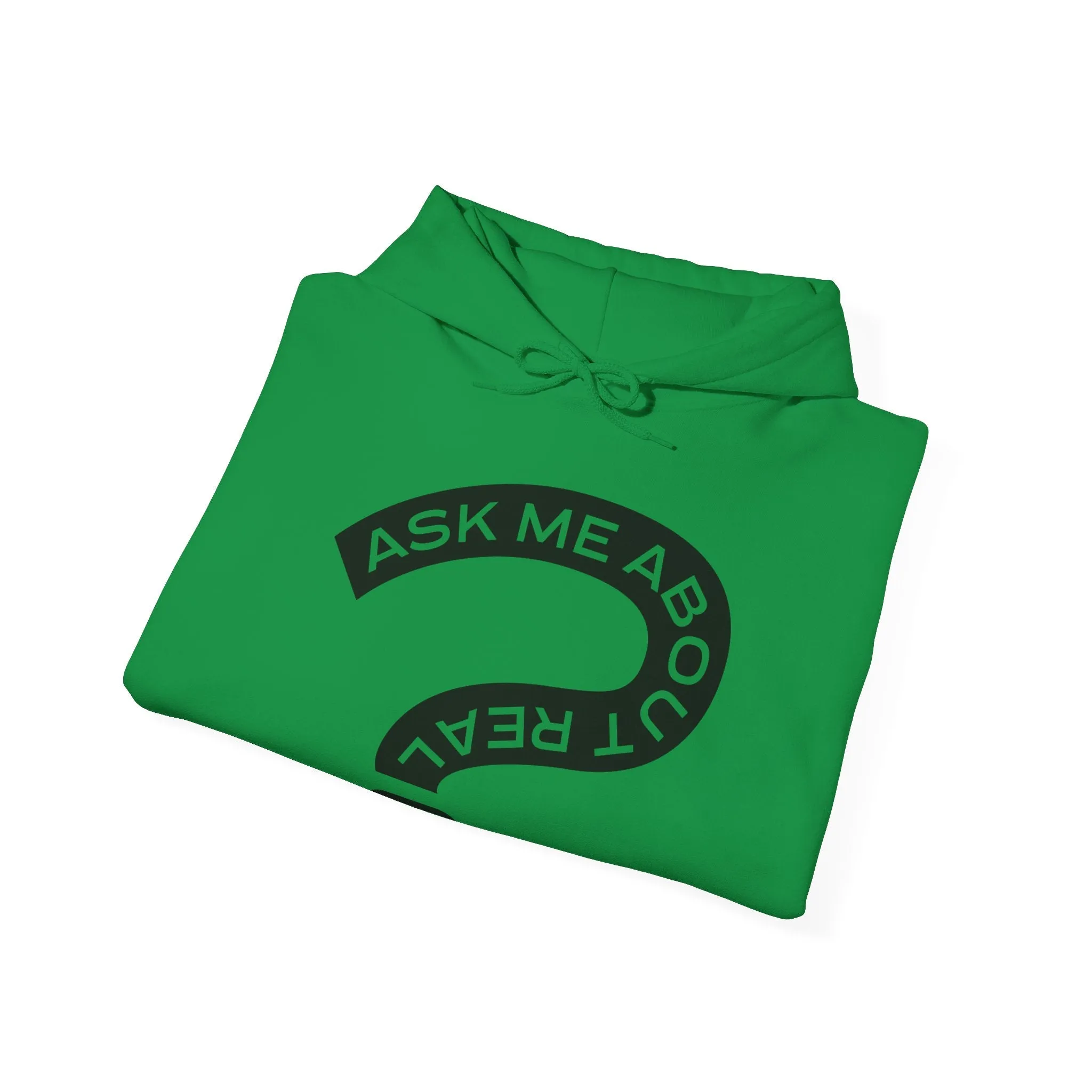Ask Me About Real Estate Unisex Heavy Blend™ Hooded Sweatshirt