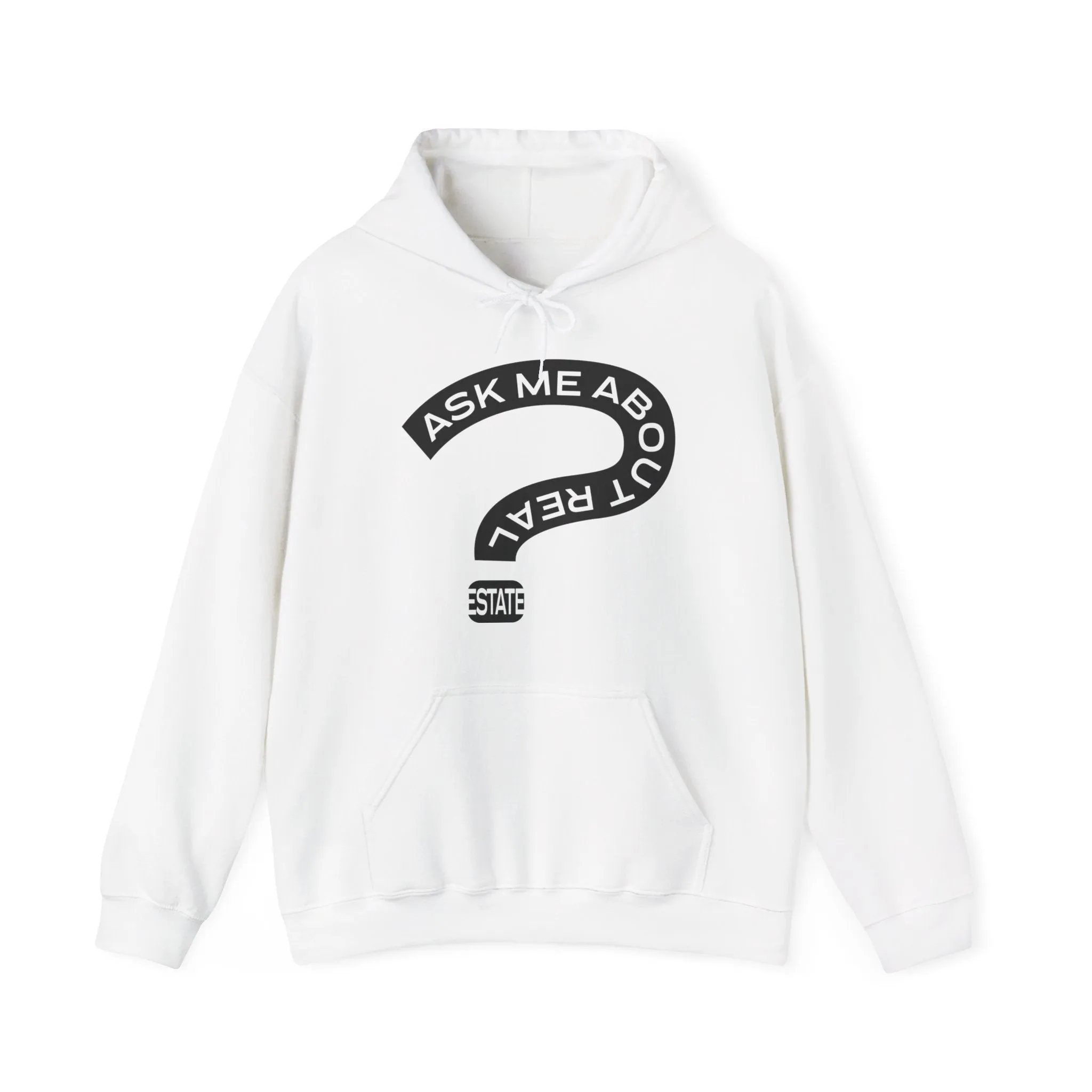 Ask Me About Real Estate Unisex Heavy Blend™ Hooded Sweatshirt