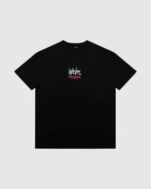 ATLANTIC BOX FIT TEE - BLACK