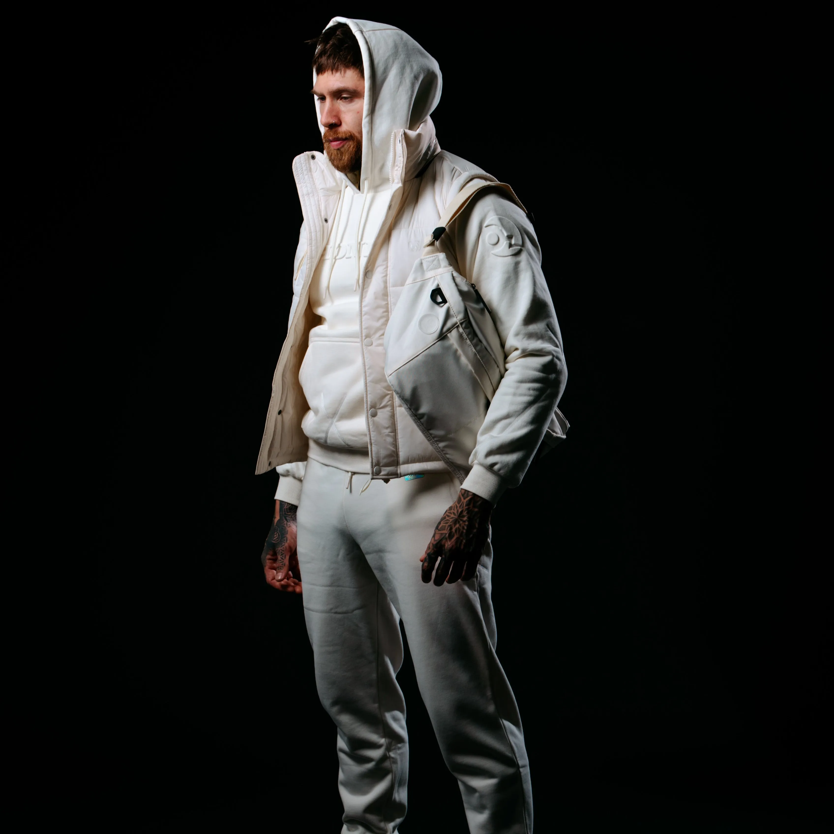 Autocannon x Honda Monochrome Sweat Pant Off White