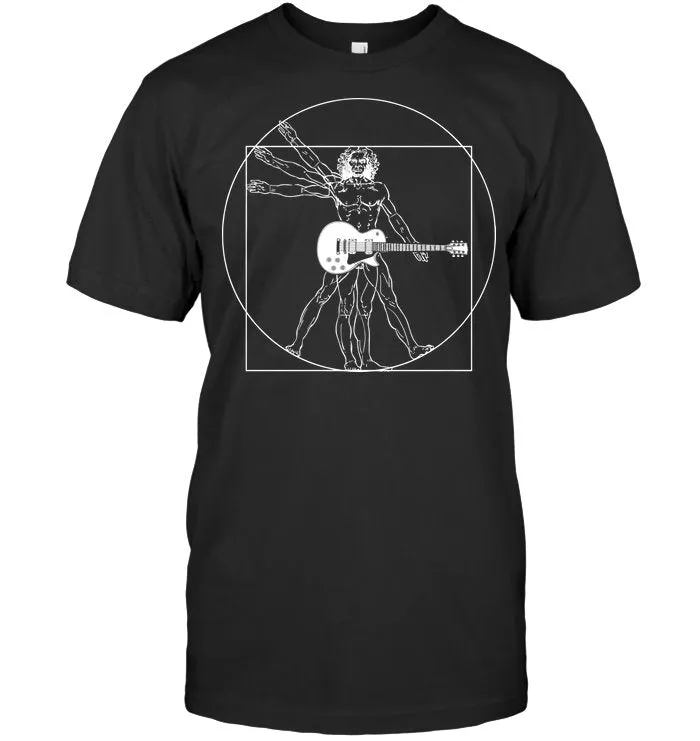 Axe Dr. "DaVinci Man & Guitar" T-Shirt