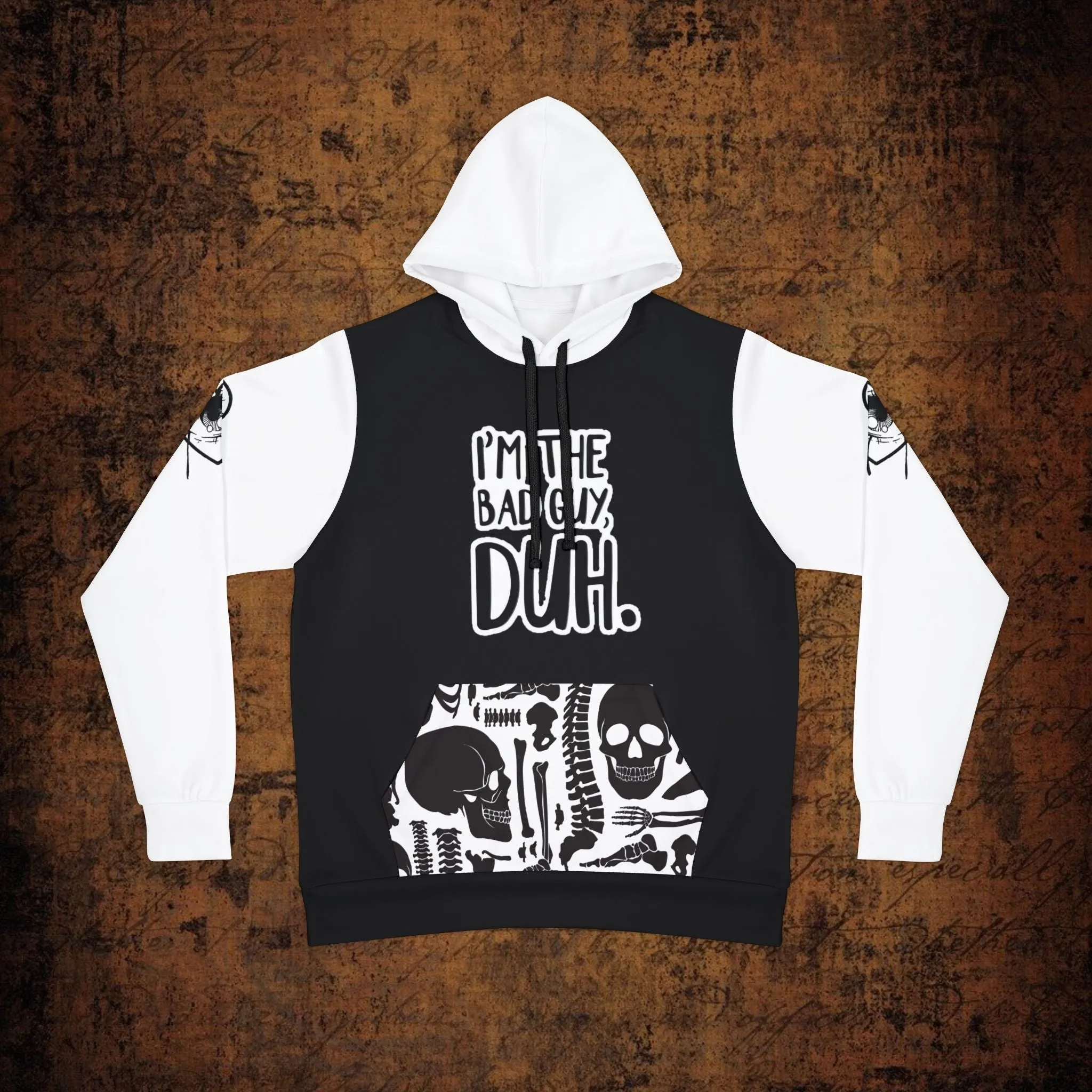 Bad Guy Typography Athletic Hoodie