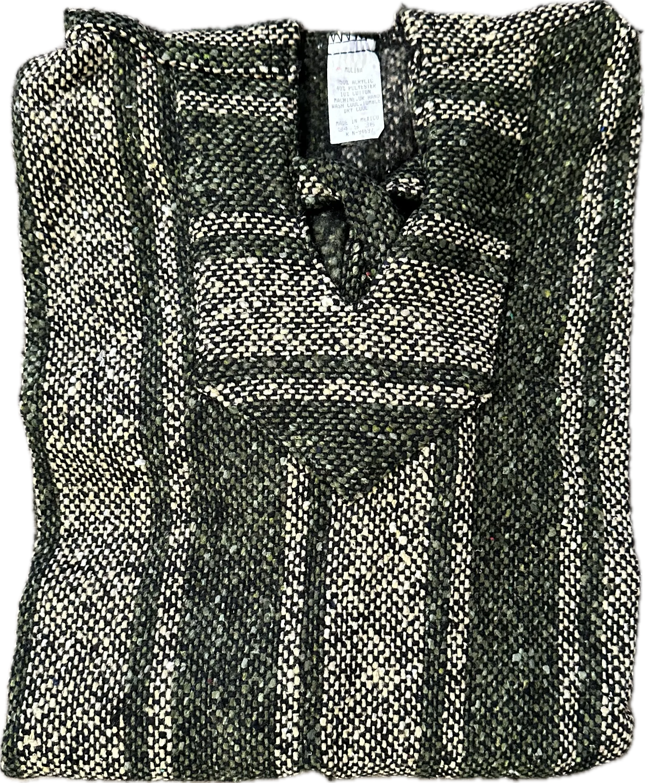 Baja Hoodie - Green/Tan