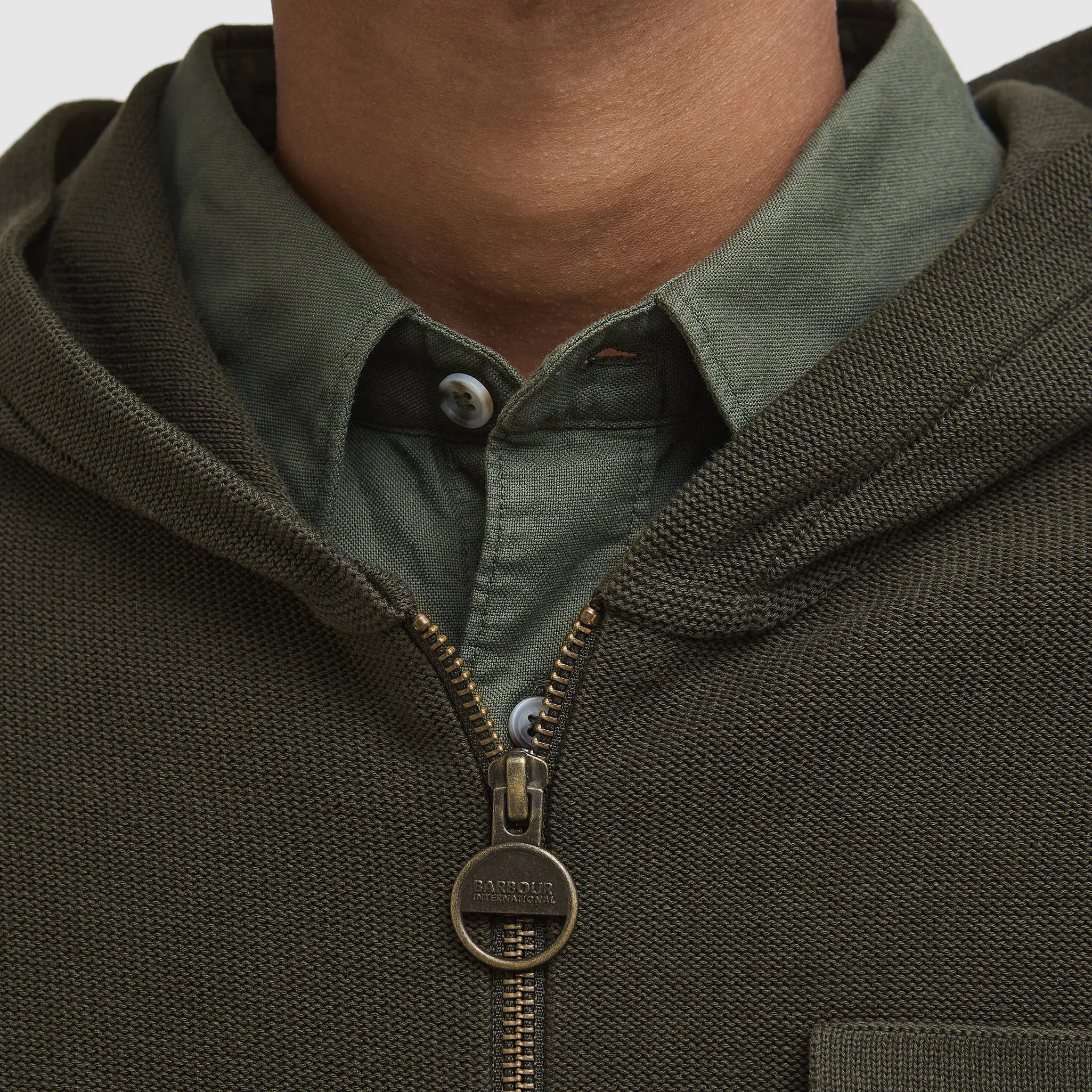 Barbour TOKITO Zip Outdoor Sweat Cotton Hoodie