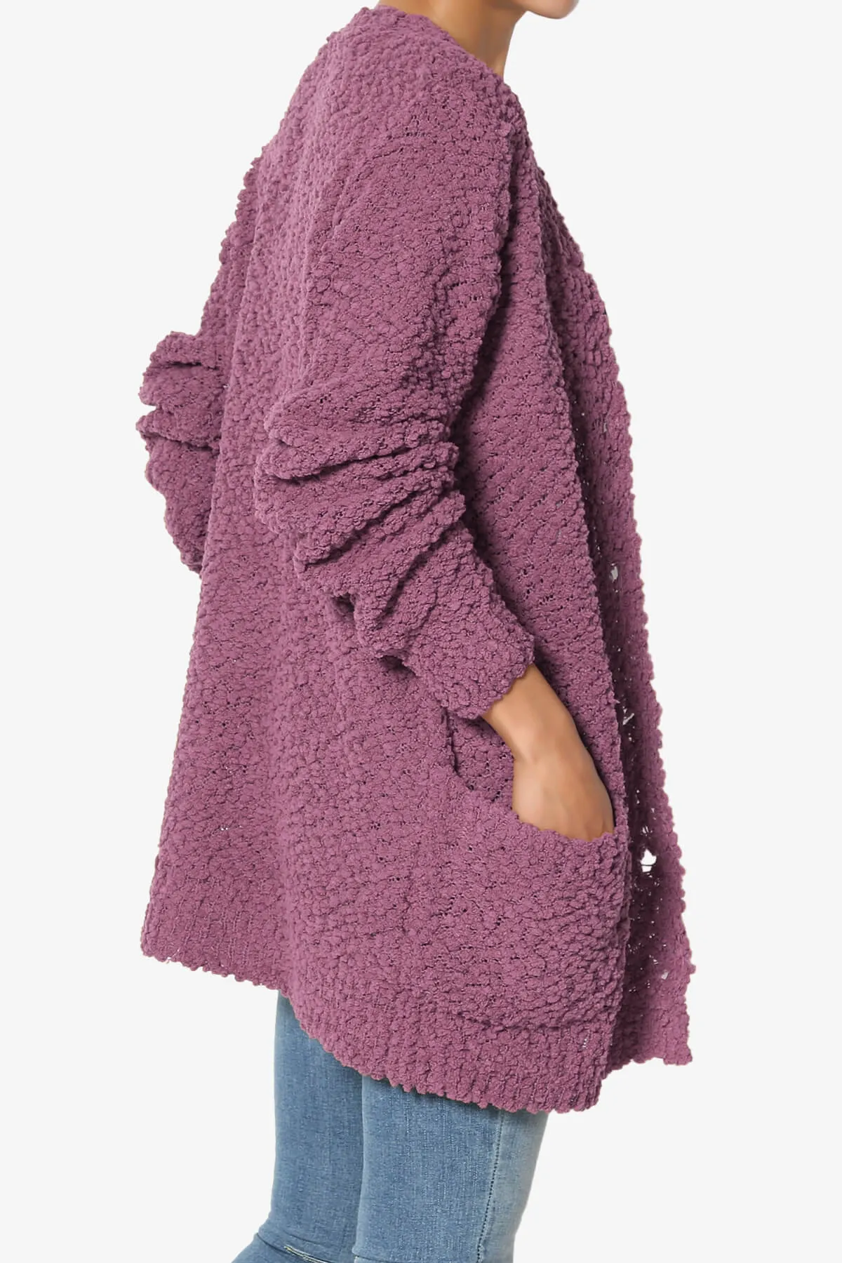 Barry Button Teddy Knit Sweater Cardigan