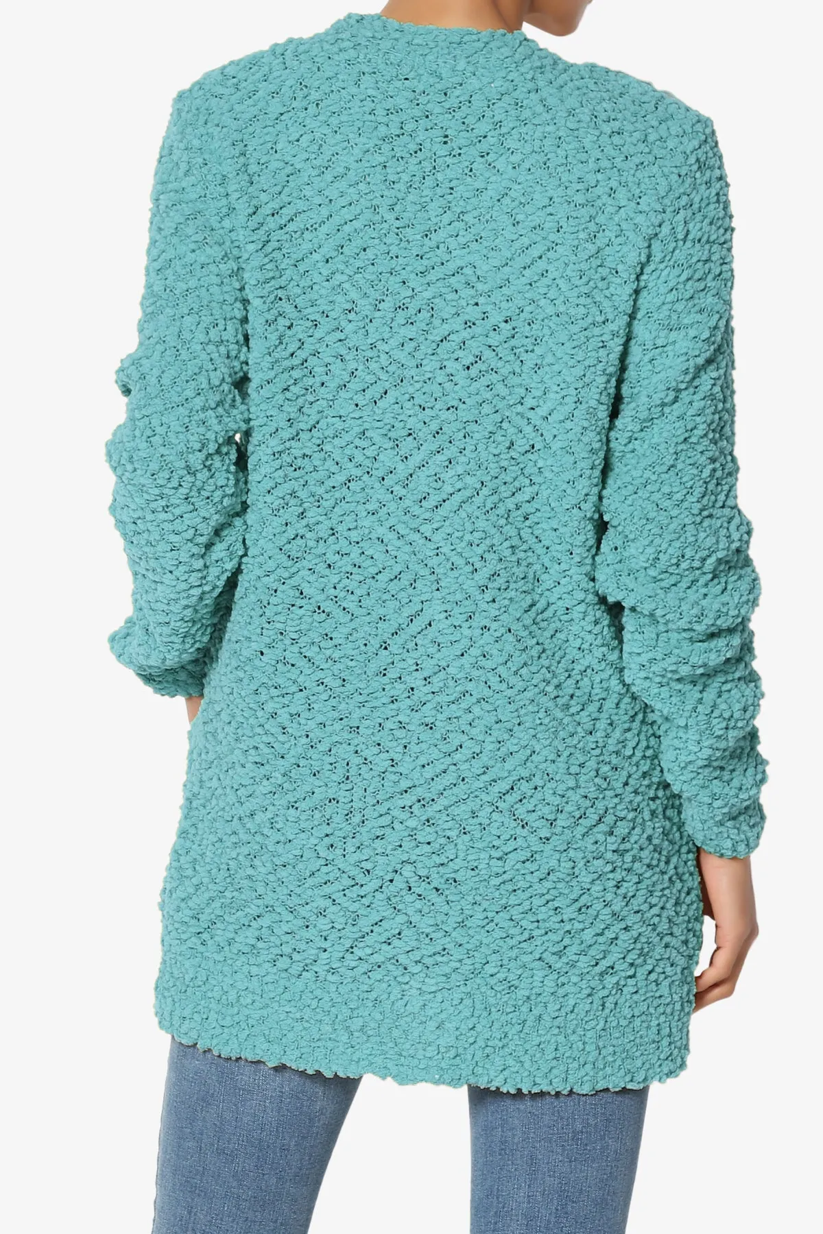 Barry Button Teddy Knit Sweater Cardigan