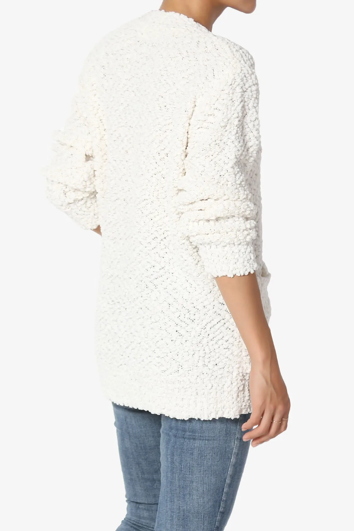 Barry Button Teddy Knit Sweater Cardigan