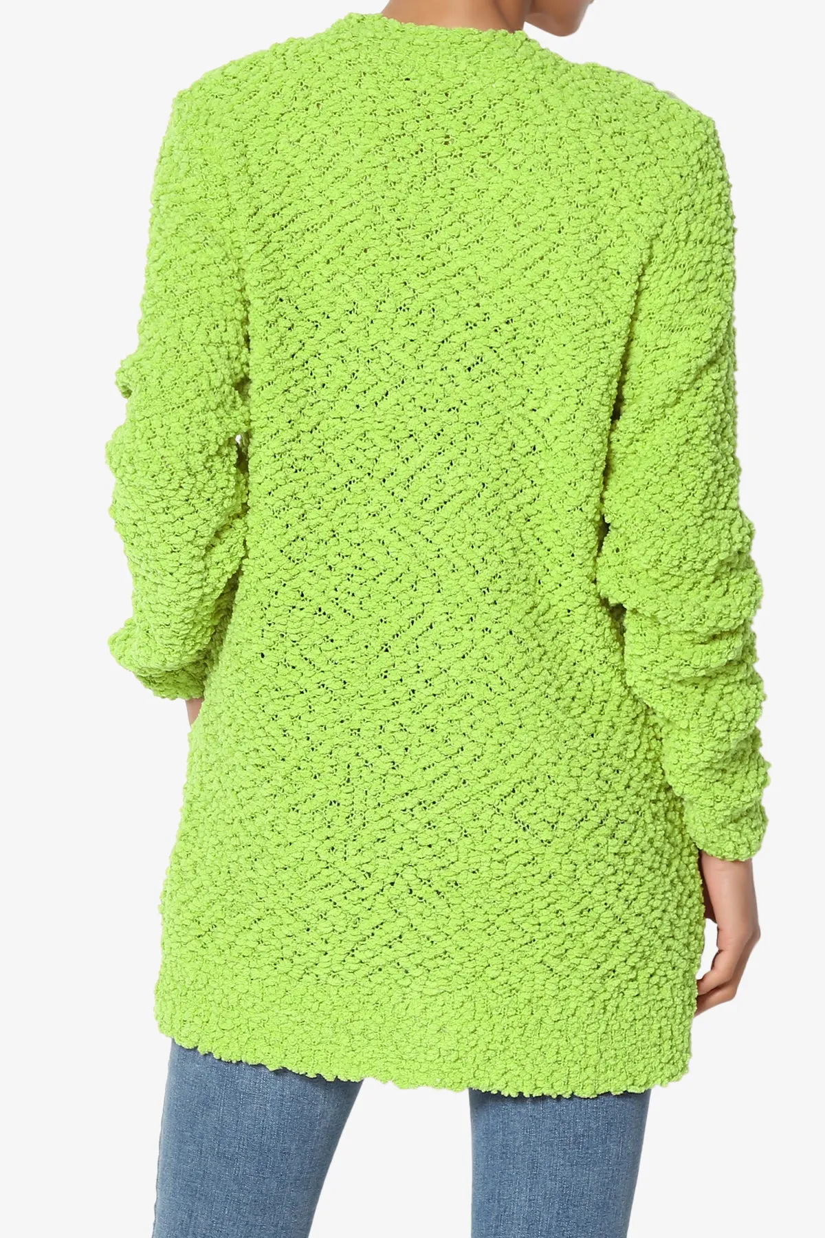 Barry Button Teddy Knit Sweater Cardigan