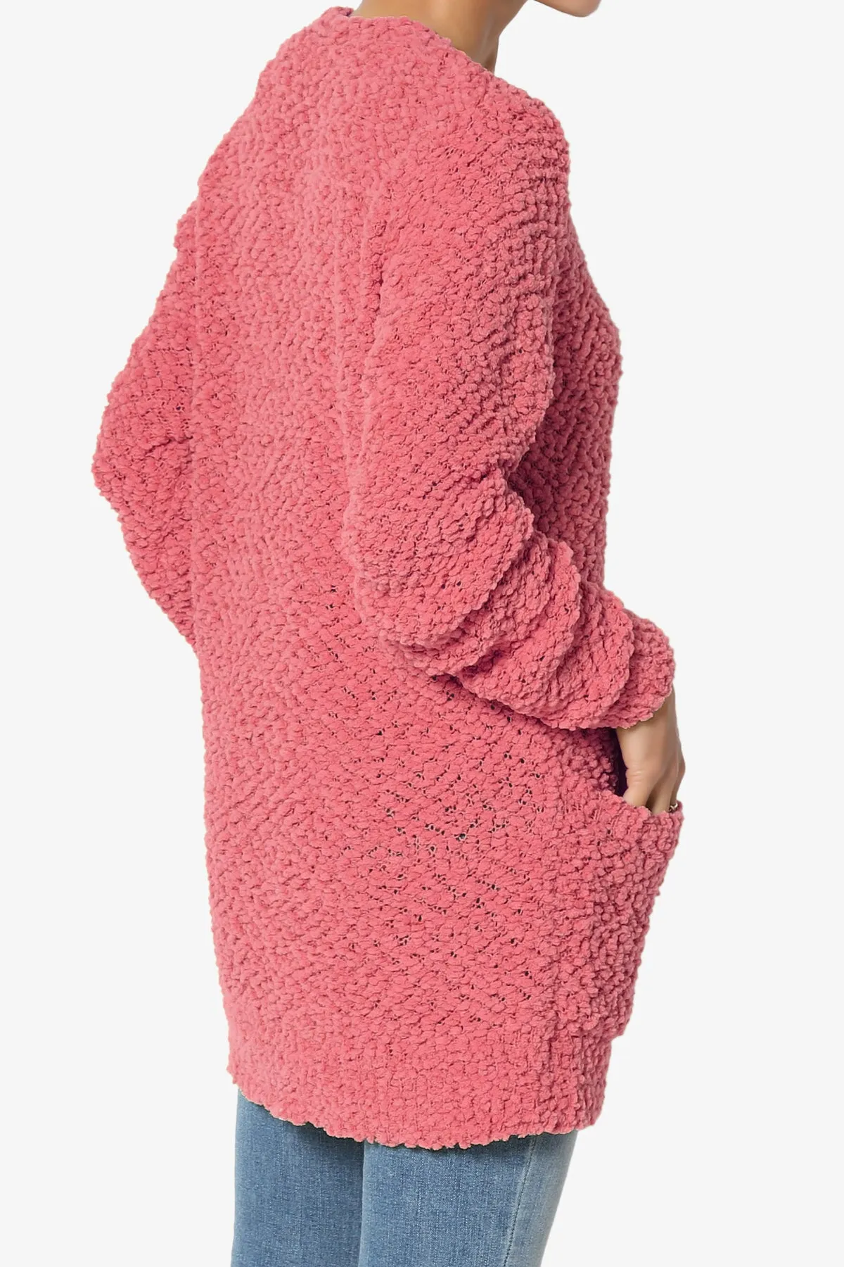 Barry Button Teddy Knit Sweater Cardigan