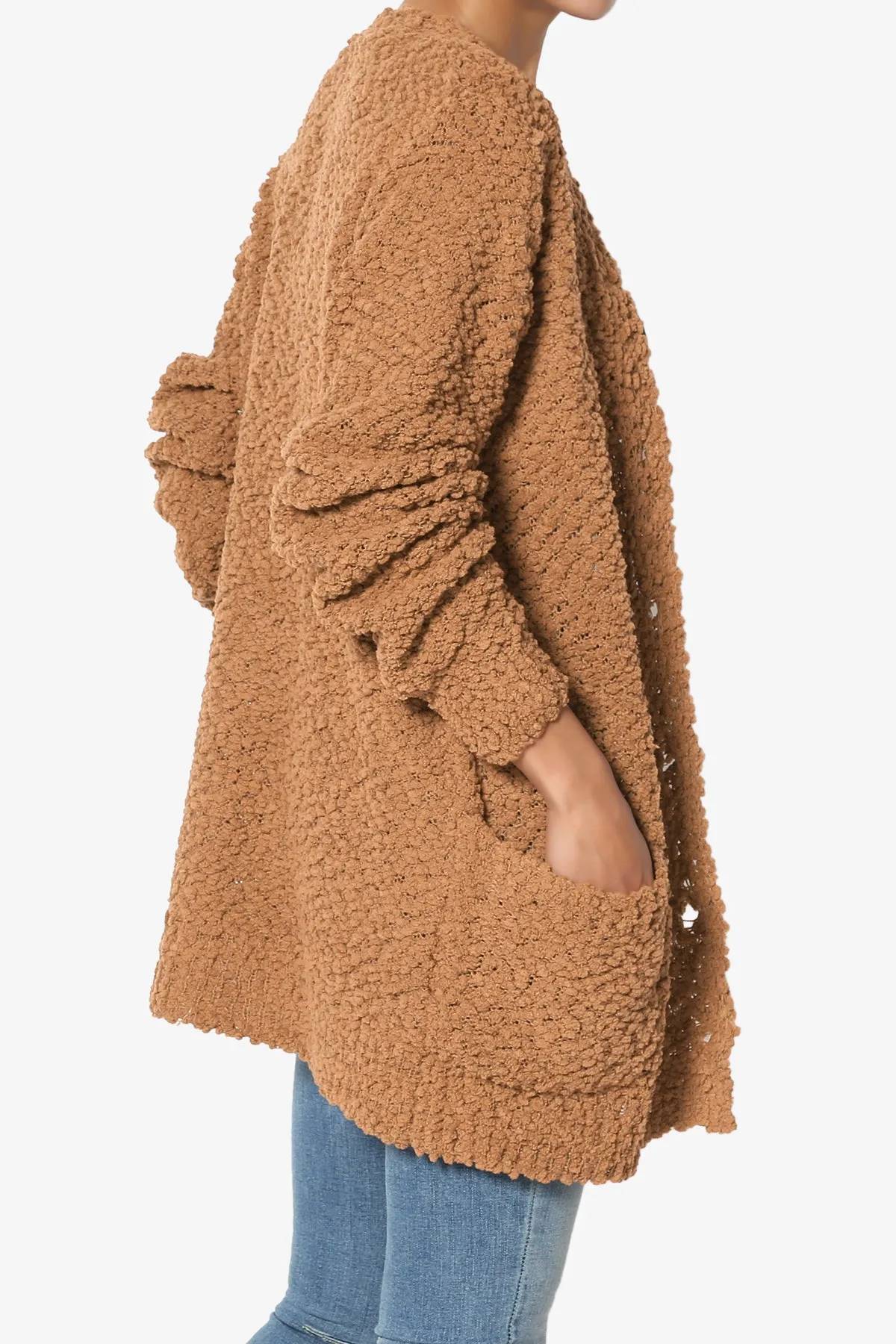 Barry Button Teddy Knit Sweater Cardigan