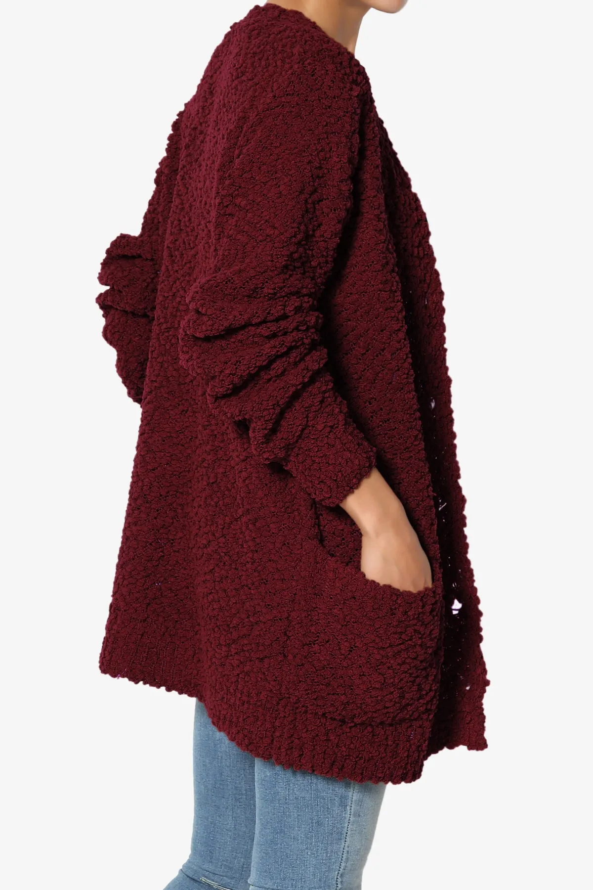 Barry Button Teddy Knit Sweater Cardigan