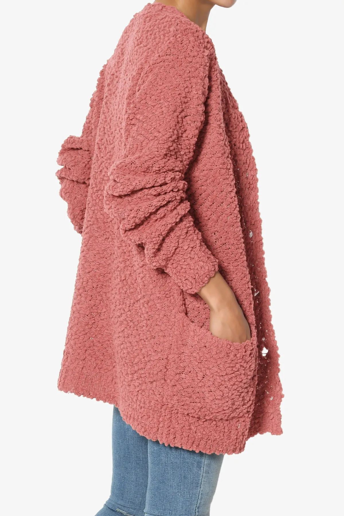 Barry Button Teddy Knit Sweater Cardigan