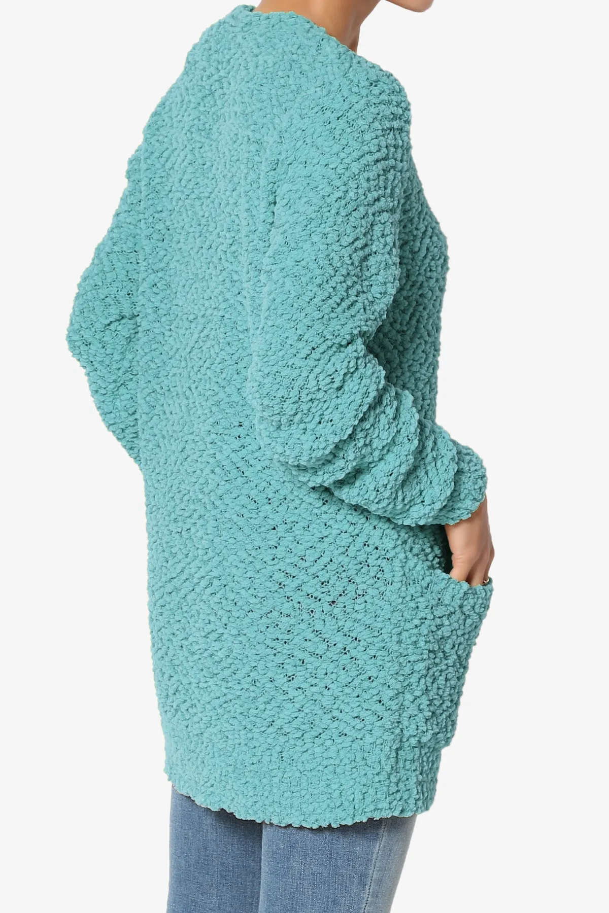 Barry Button Teddy Knit Sweater Cardigan