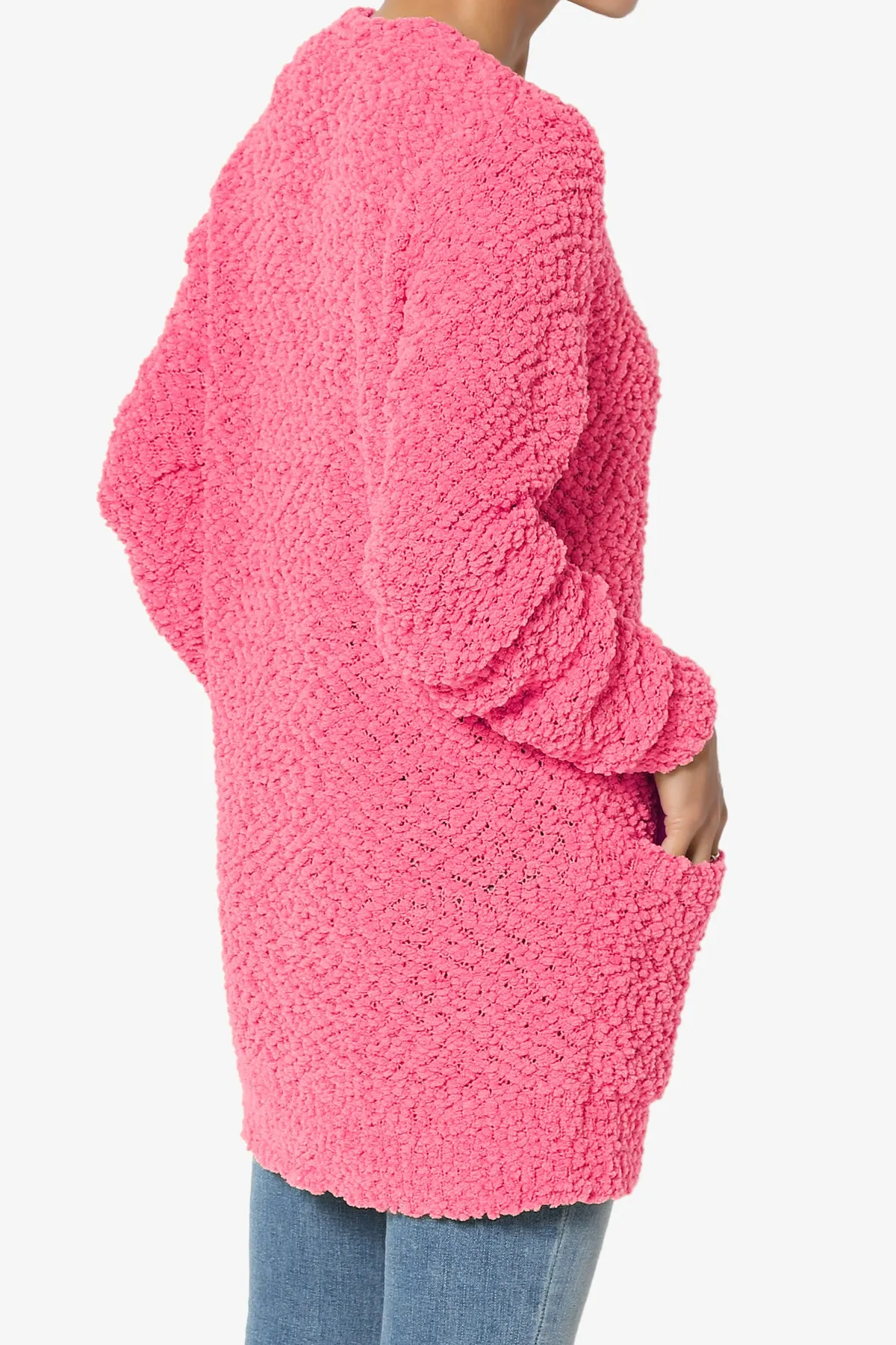 Barry Button Teddy Knit Sweater Cardigan