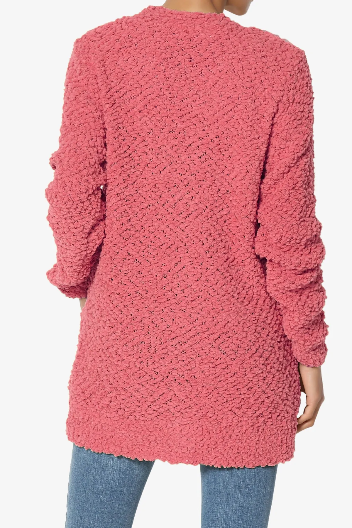 Barry Button Teddy Knit Sweater Cardigan