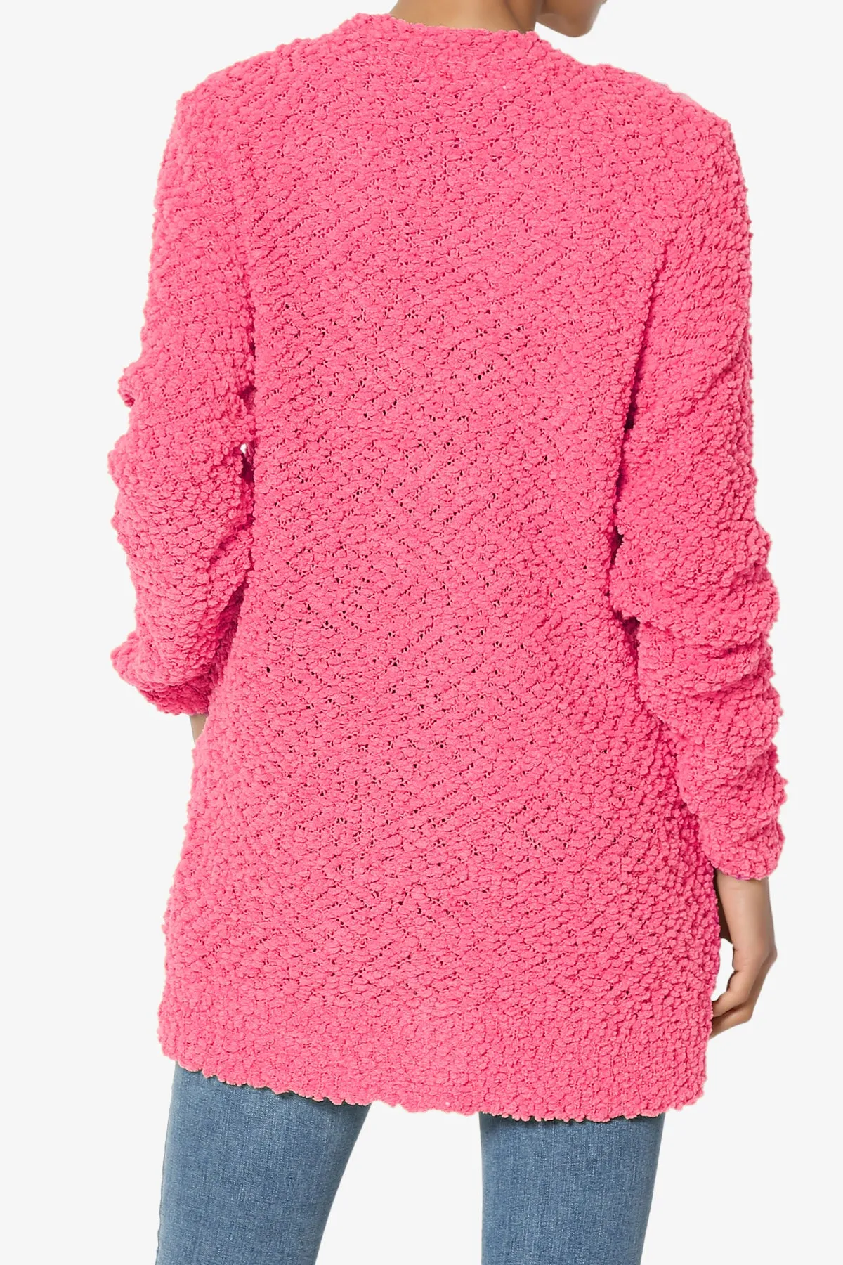Barry Button Teddy Knit Sweater Cardigan