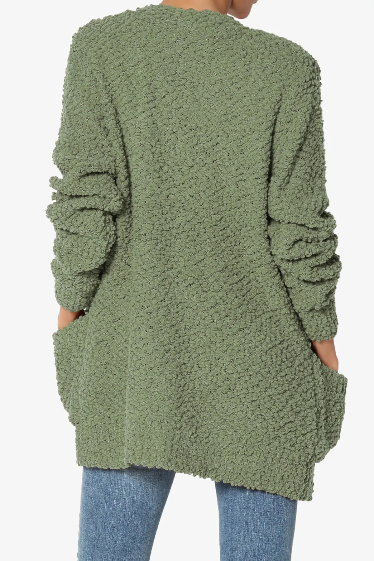 Barry Button Teddy Knit Sweater Cardigan