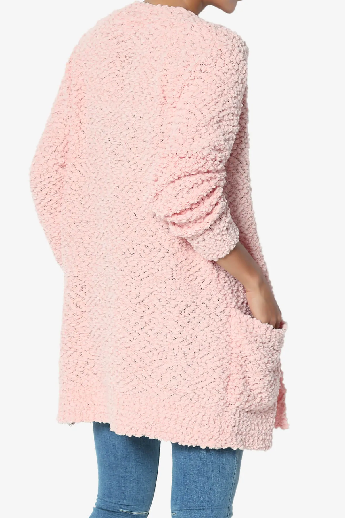Barry Button Teddy Knit Sweater Cardigan