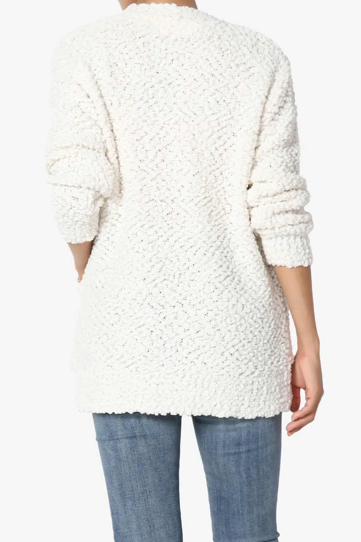 Barry Button Teddy Knit Sweater Cardigan