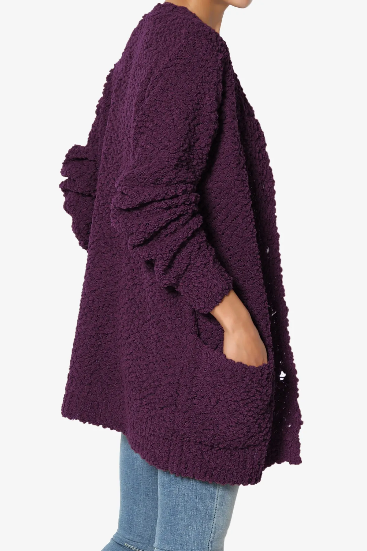 Barry Button Teddy Knit Sweater Cardigan