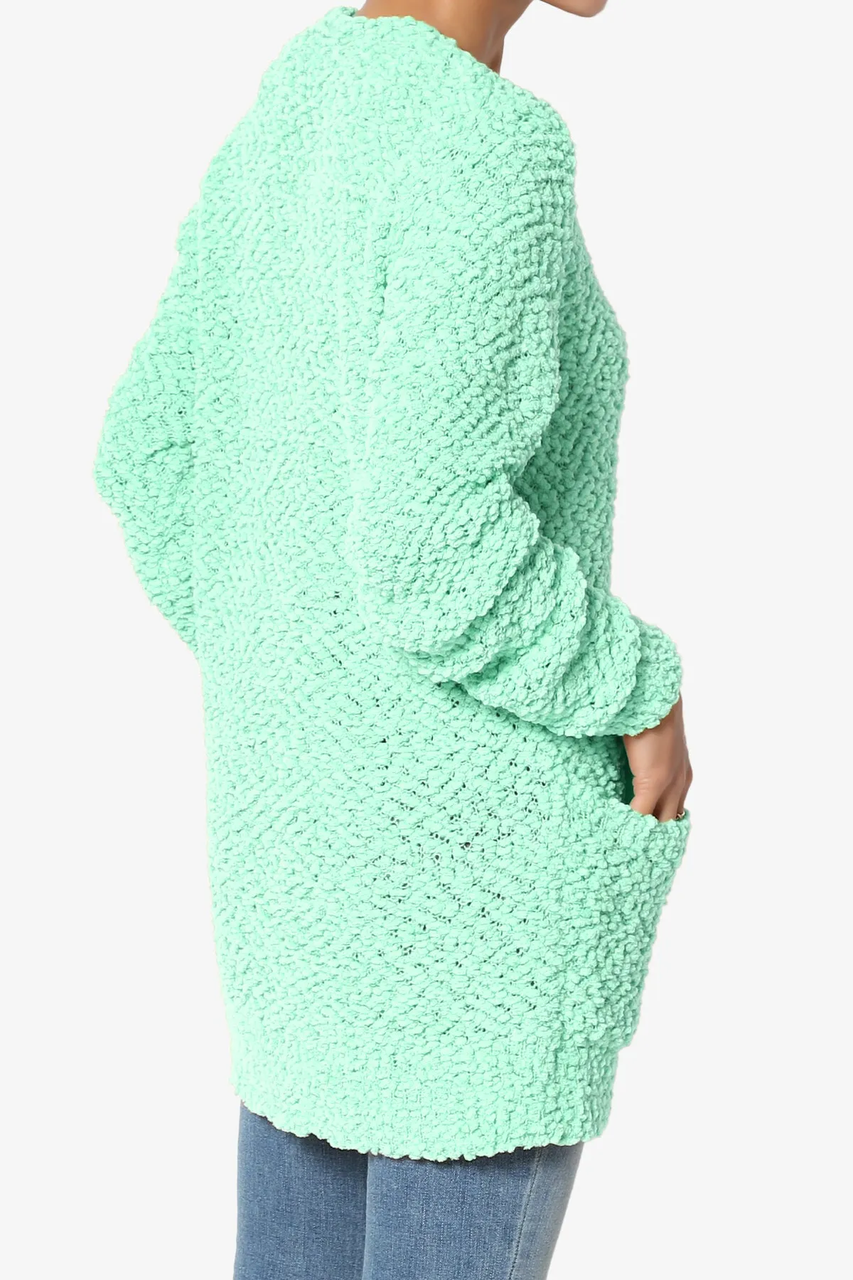 Barry Button Teddy Knit Sweater Cardigan