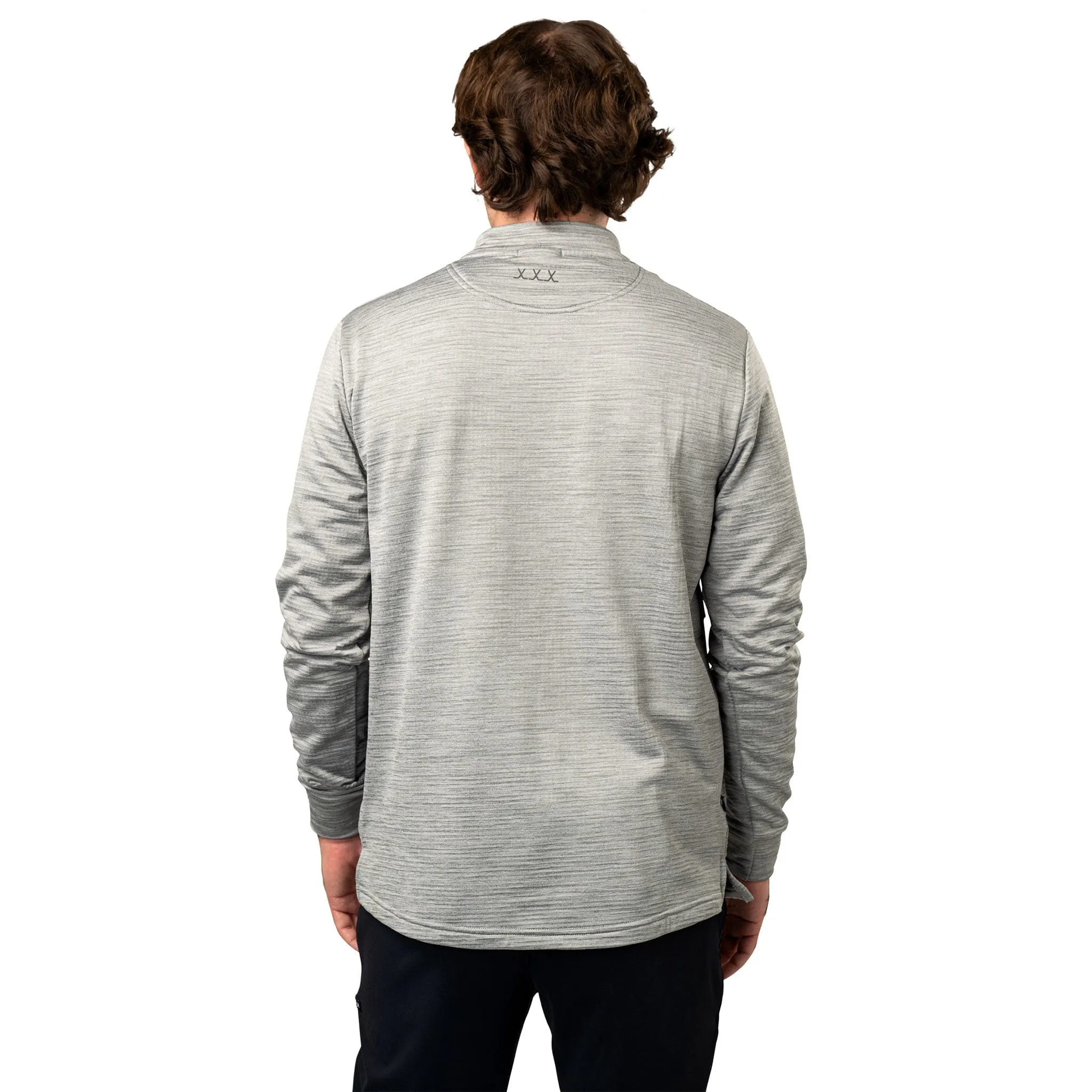 Bauer FLC Mock Neck Long Sleeve - Heather Grey