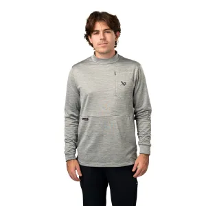 Bauer FLC Mock Neck Long Sleeve - Heather Grey