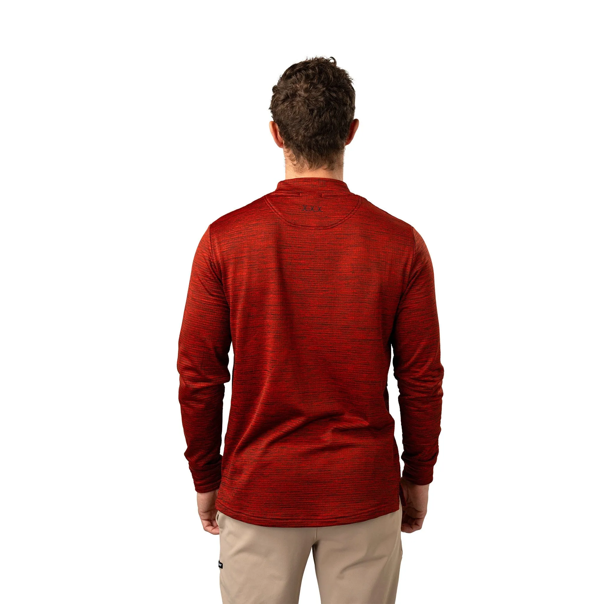 Bauer FLC Mock Neck Long Sleeve - Red
