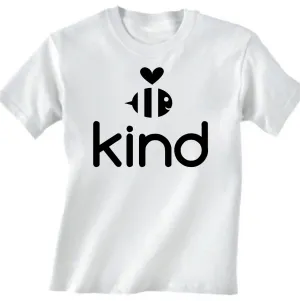 BE KIND White Short Sleeve Shirt - Youth