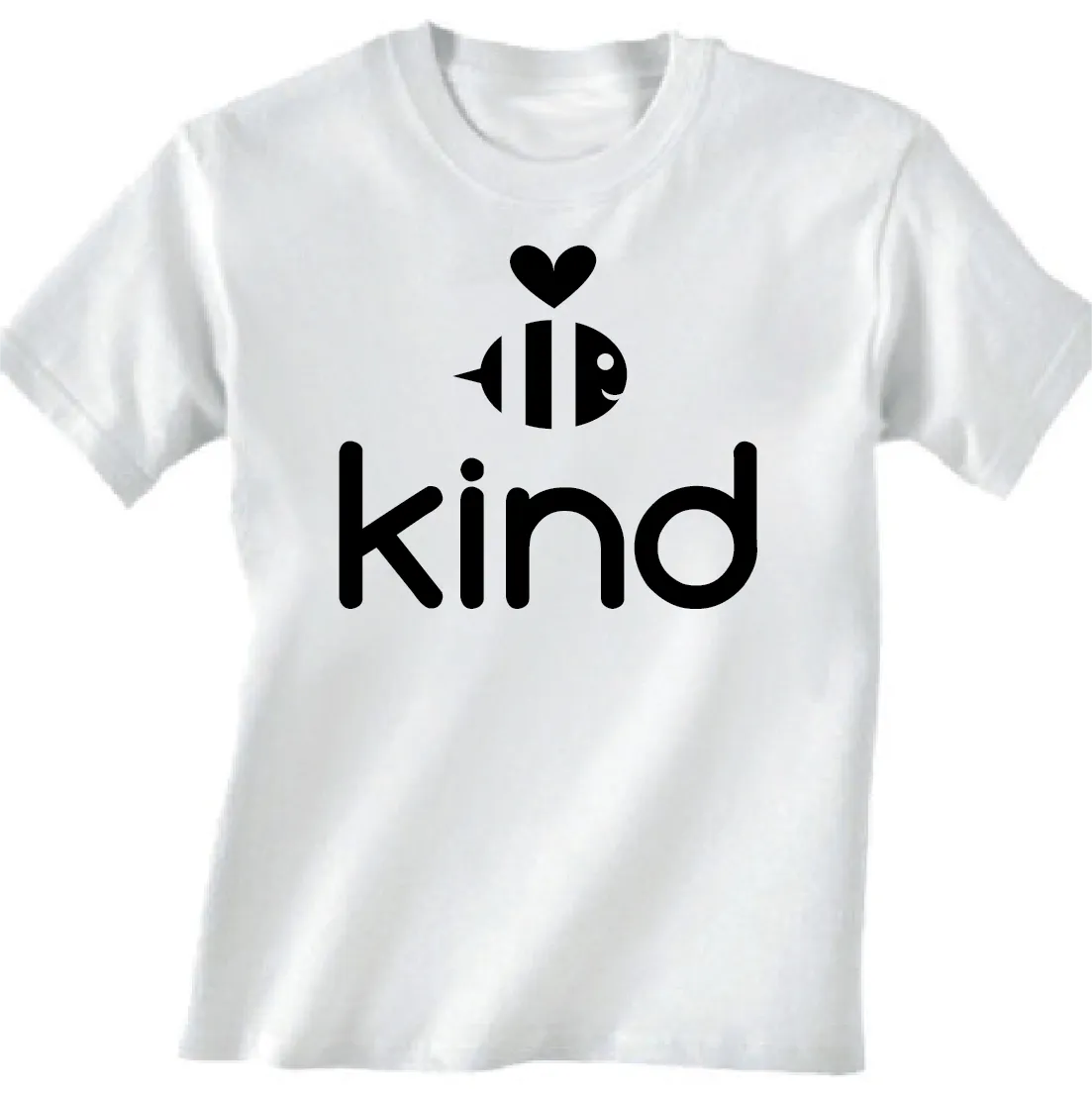 BE KIND White Short Sleeve Shirt - Youth