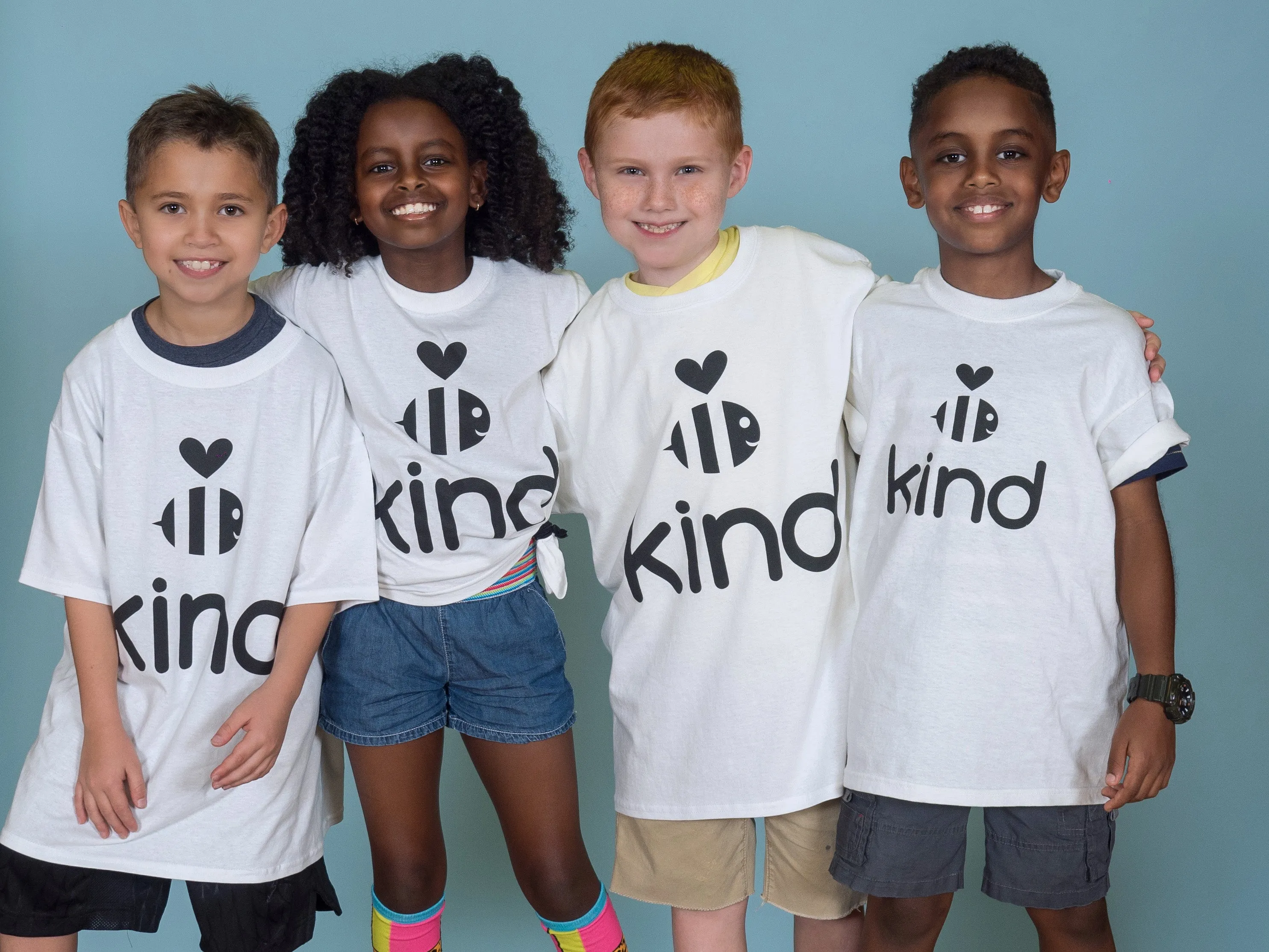 BE KIND White Short Sleeve Shirt - Youth
