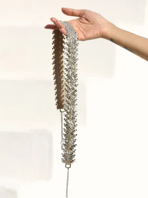 Belt - Silver Mirror Leaf