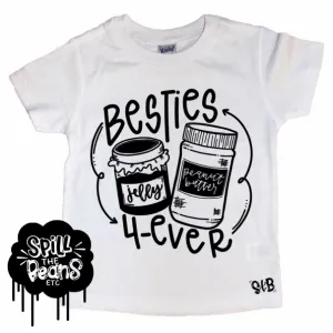 Besties 4Ever Pb&J Kid's Tee