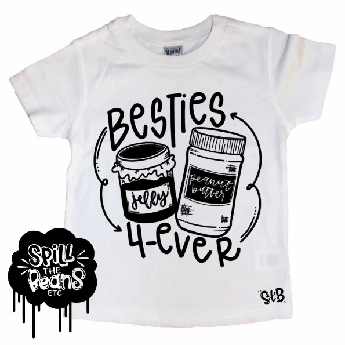 Besties 4Ever Pb&J Kid's Tee