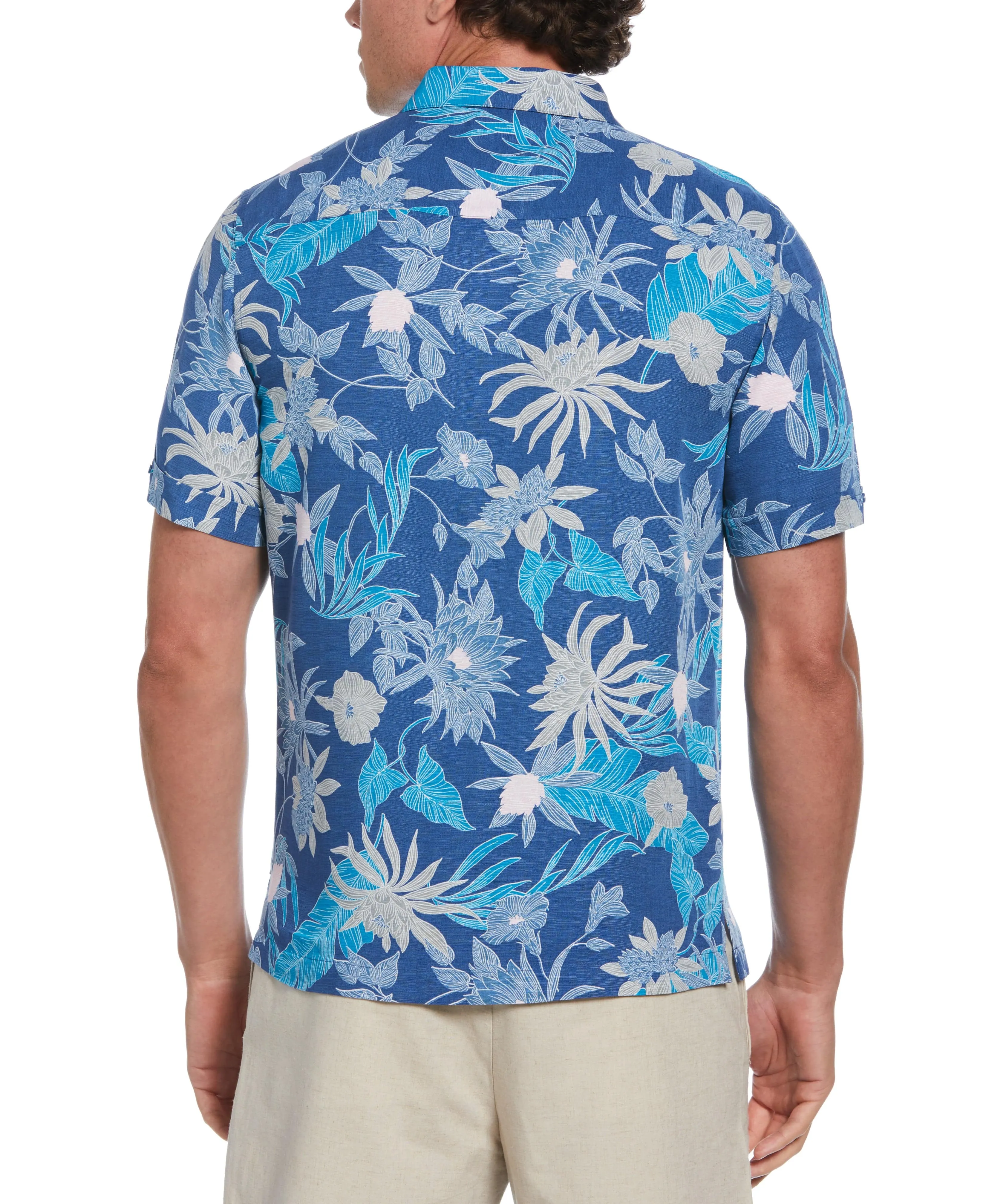 Big & Tall Botanical Print Shirt