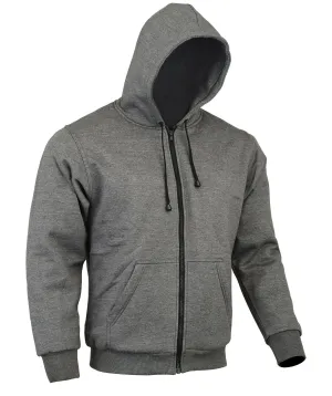 Bikers Gear Australia Alpha Protective Motorcycle Hoodie Grey