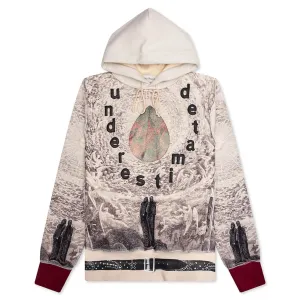 Birthstone Hooded Sweatshirt: 01 - Black/White