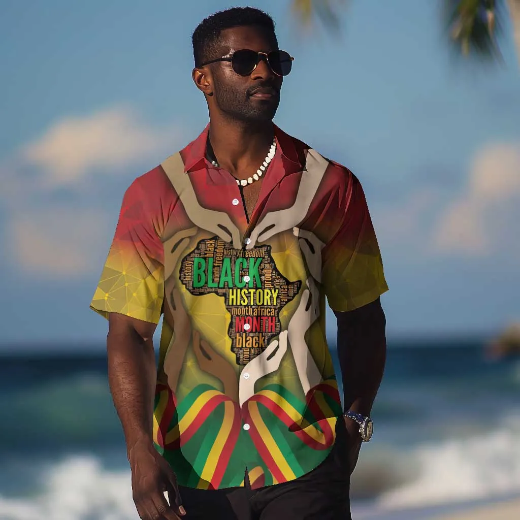 Black History Month Hawaiian Shirt I Am Black DT04