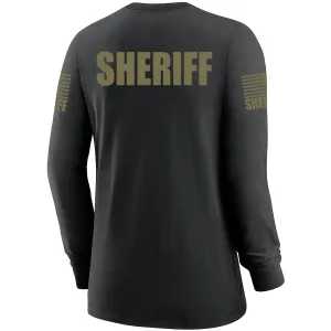 Black Sheriff Women's Shirt - Long Sleeve (Green)
