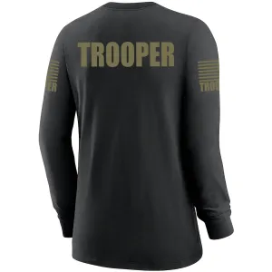Black Trooper Women's Shirt - Long Sleeve (Green)