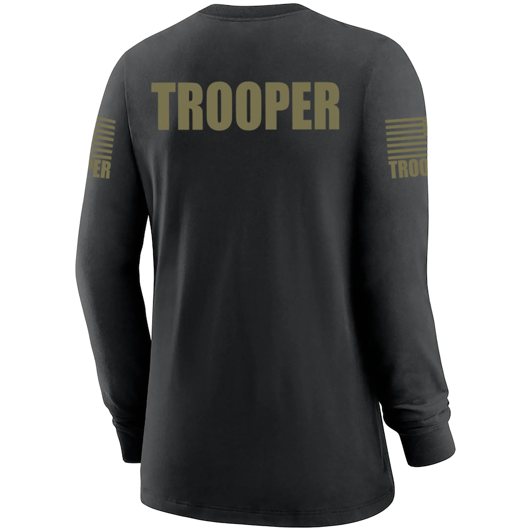Black Trooper Women's Shirt - Long Sleeve (Green)