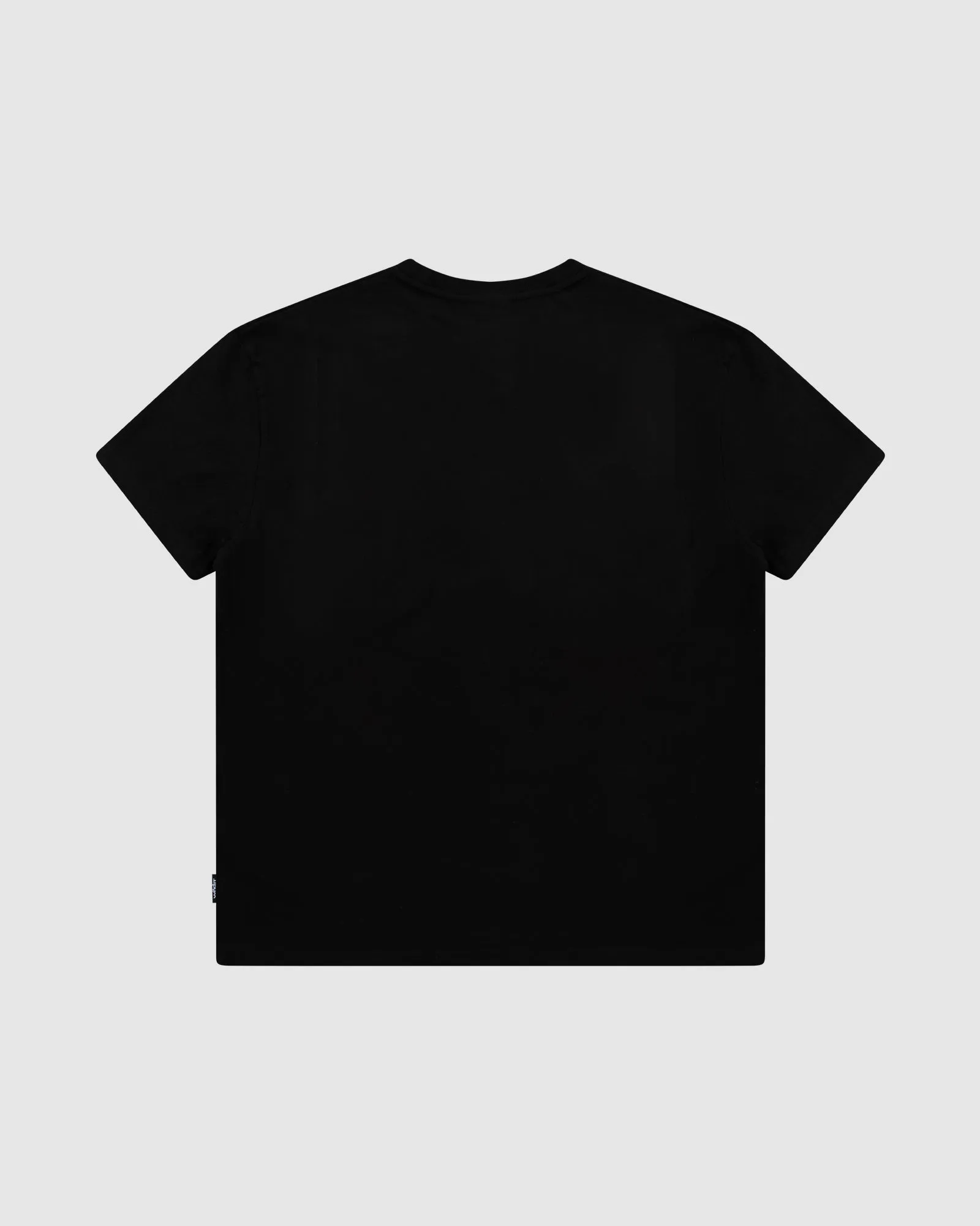 BLOCKED BOX FIT TEE - BLACK