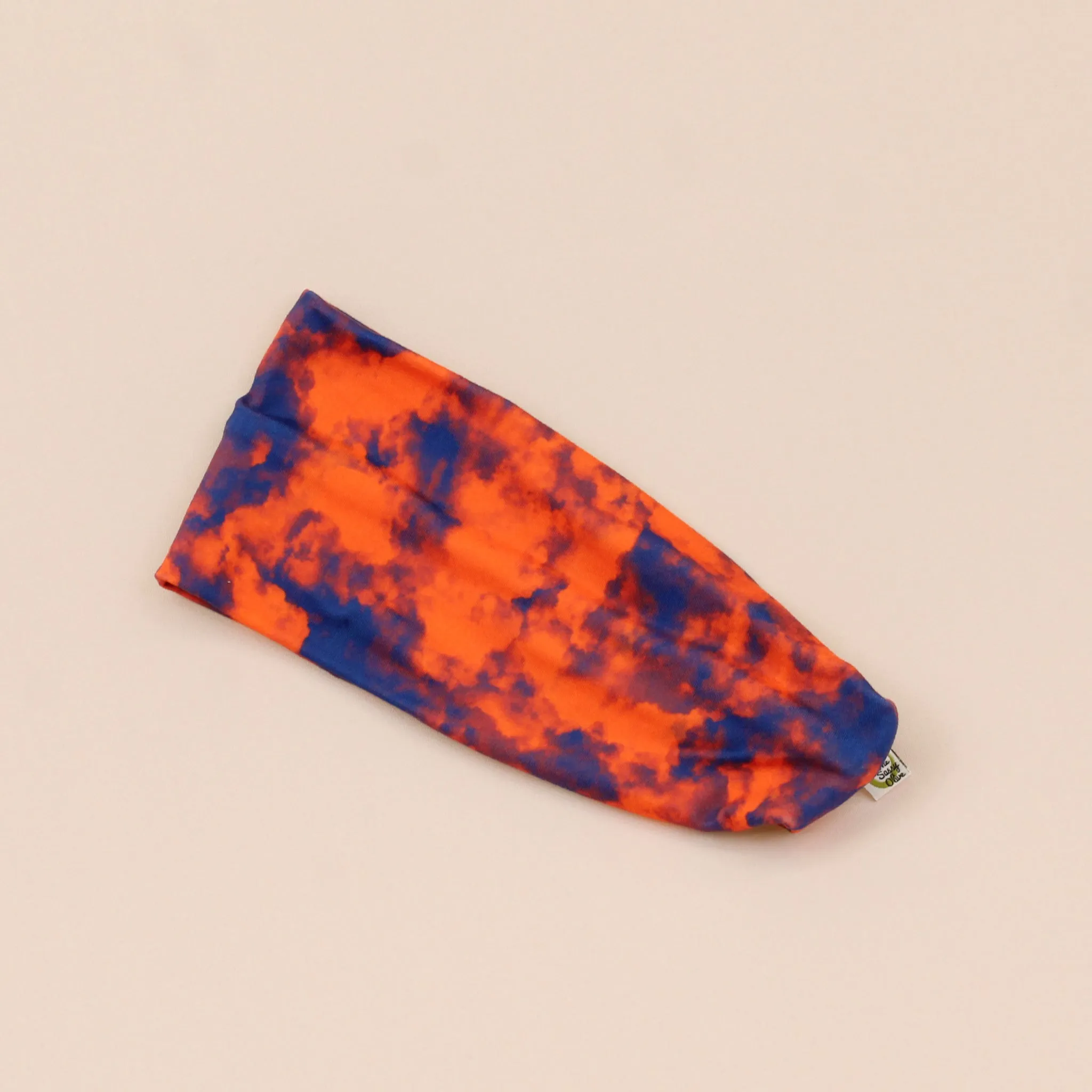 Blue and Red Stretch Headband