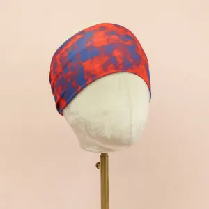 Blue and Red Stretch Headband
