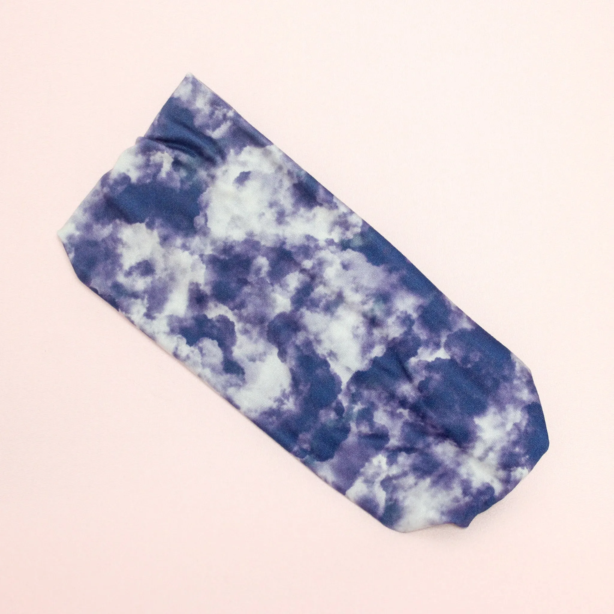 Blue and Silver Stretch Headband