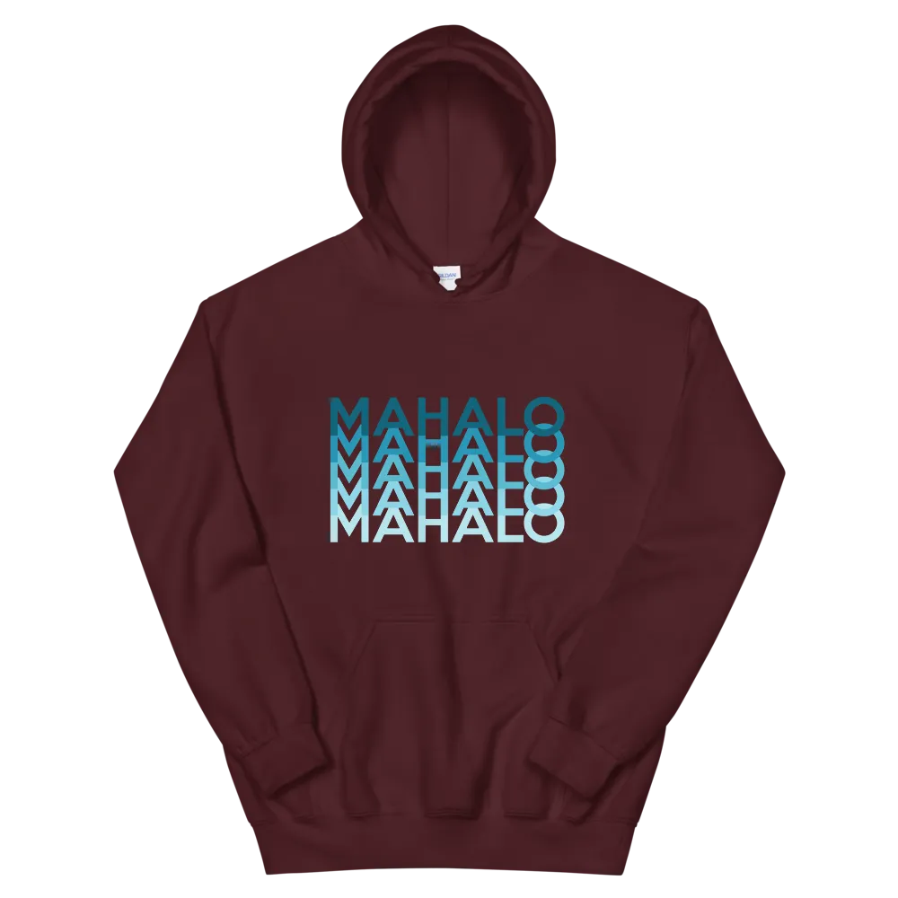 Blue Mahalo Repeat *ADULT HOODIE*