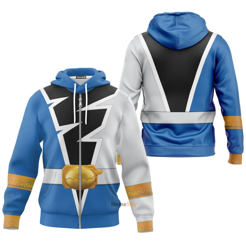 Blue Ollie Ranger Dino Fury - Hoodies Sweatshirt T-Shirt Zip Hoodies Sweatpants - PRHS120 QT209154